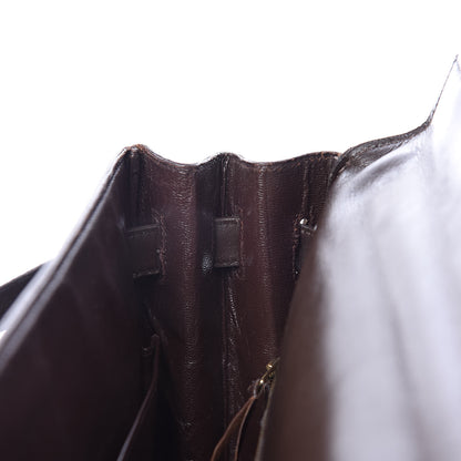 Hermes Box Kelly Retourne 32 Chocolate 24 of 64