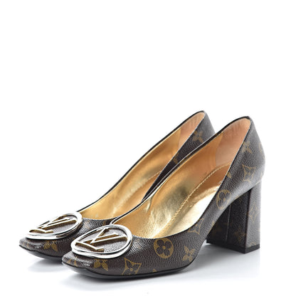 Louis Vuitton Monogram Madeleine Pumps 38 3 of 15