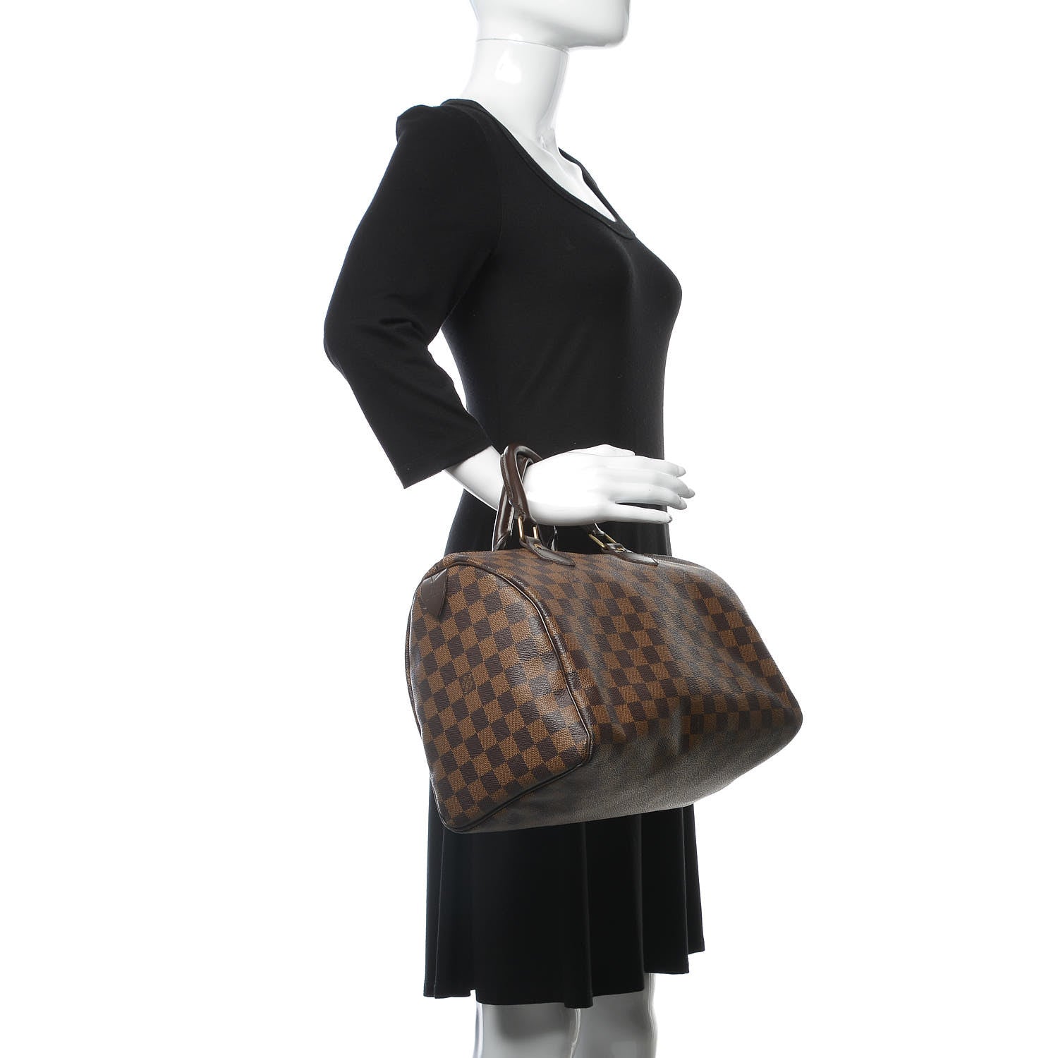 Louis Vuitton Damier Ebene Speedy 30 2 of 13