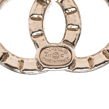 Chanel Studded CC Earrings Gold 4 of 5