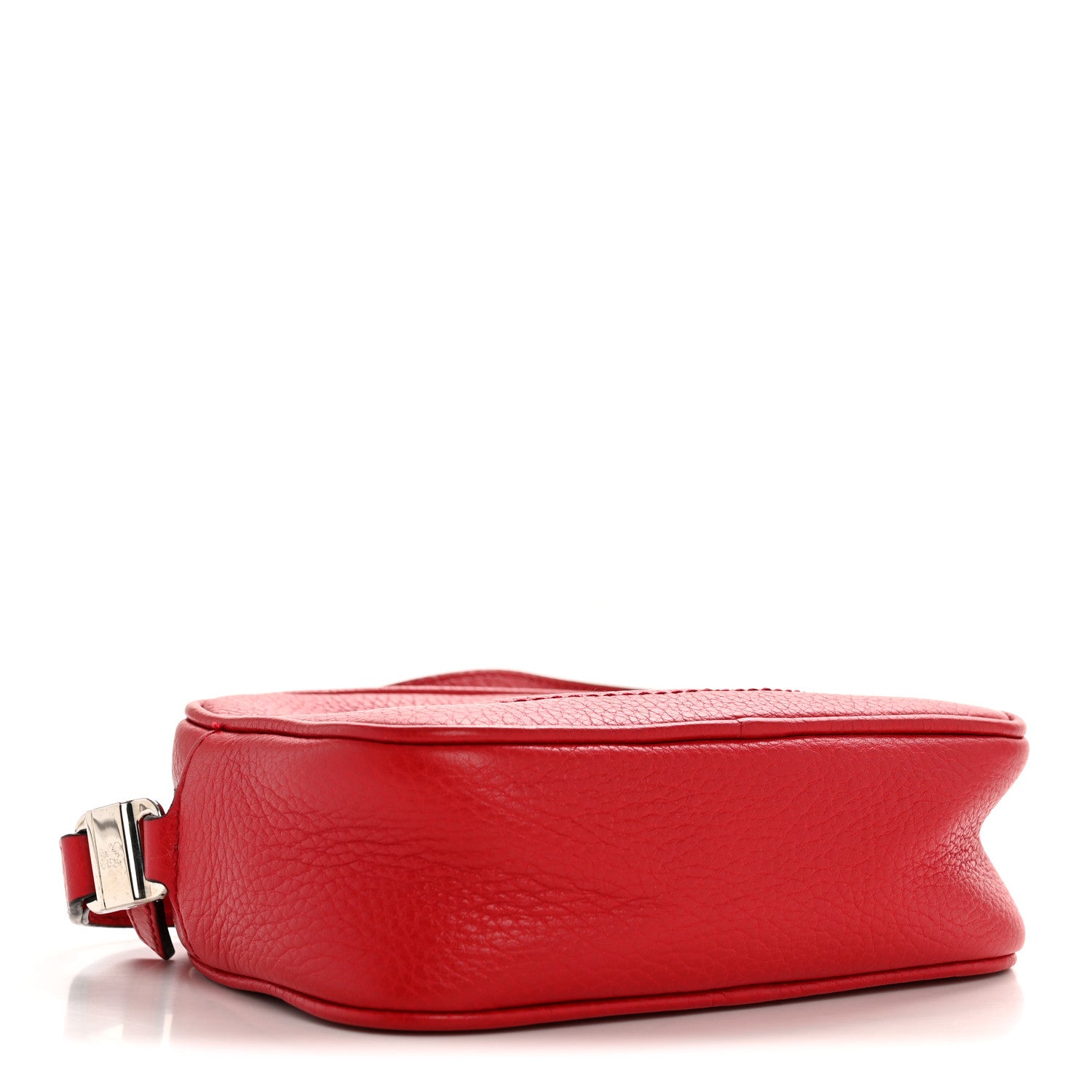 Gucci Pebbled Calfskin Children's Mini Soho Disco Messenger Bag Tabasco Red 4 of 12