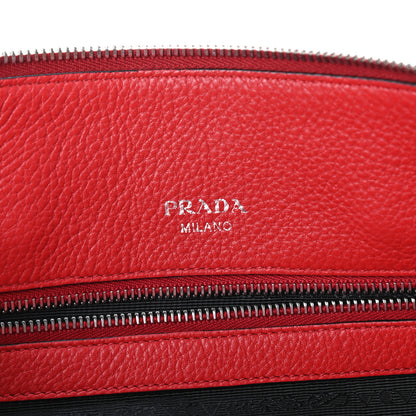 Prada Vitello Phenix Tote Rosso 6 of 9