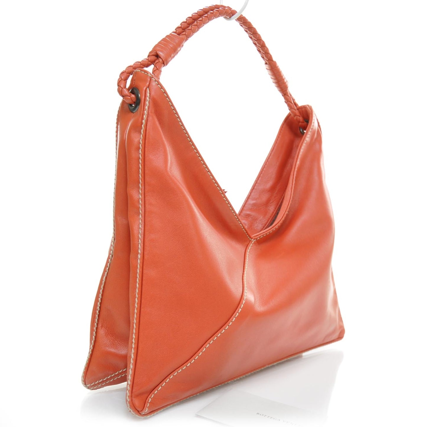Leather Hobo Orange
