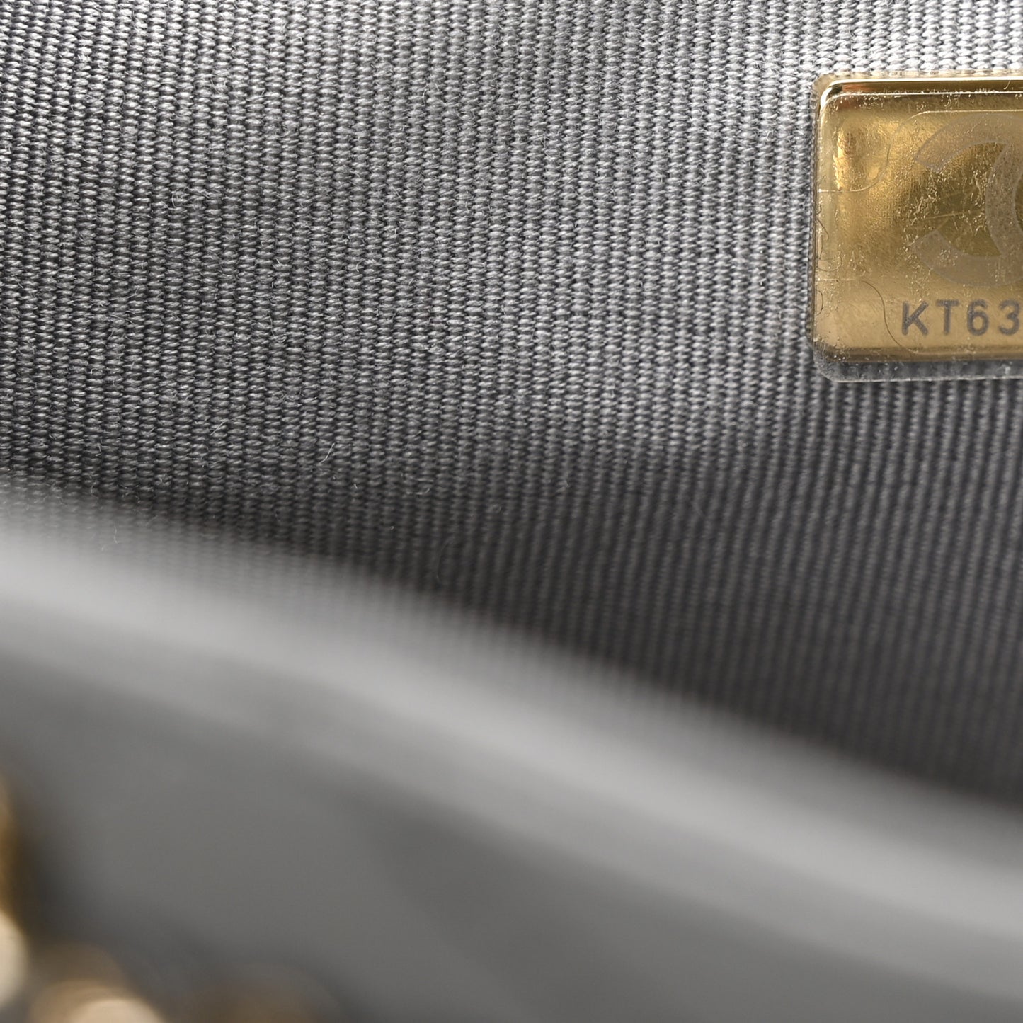 Lambskin Quilted Small Duma Drawstring Backpack Grey