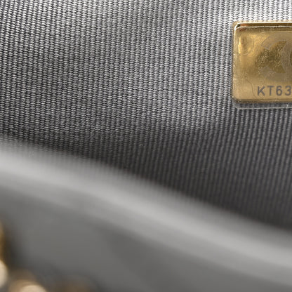 Chanel Lambskin Quilted Small Duma Drawstring Backpack Grey 7 of 10