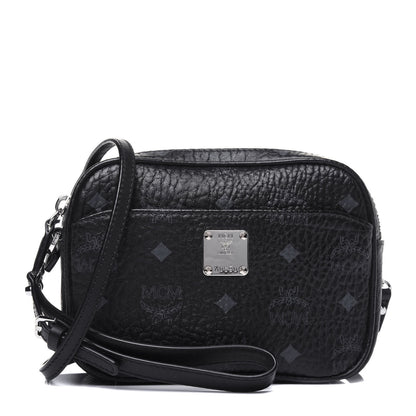 MCM Visetos Camera Crossbody Bag Black 1 of 16