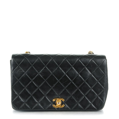 Chanel Lambskin Quilted Small Single Flap Black 1 of 10