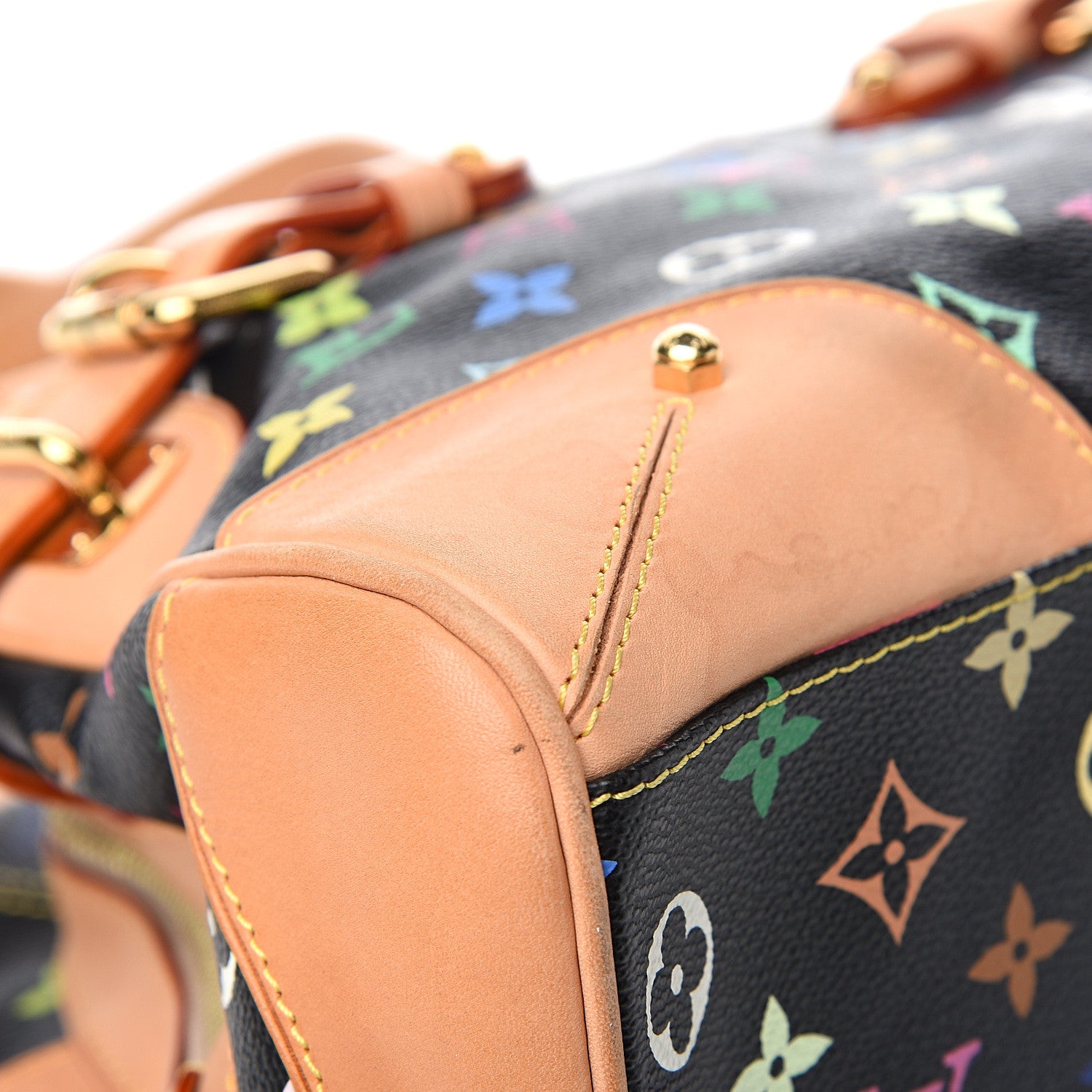 Louis Vuitton Monogram Multicolor Claudia Black 7 of 12