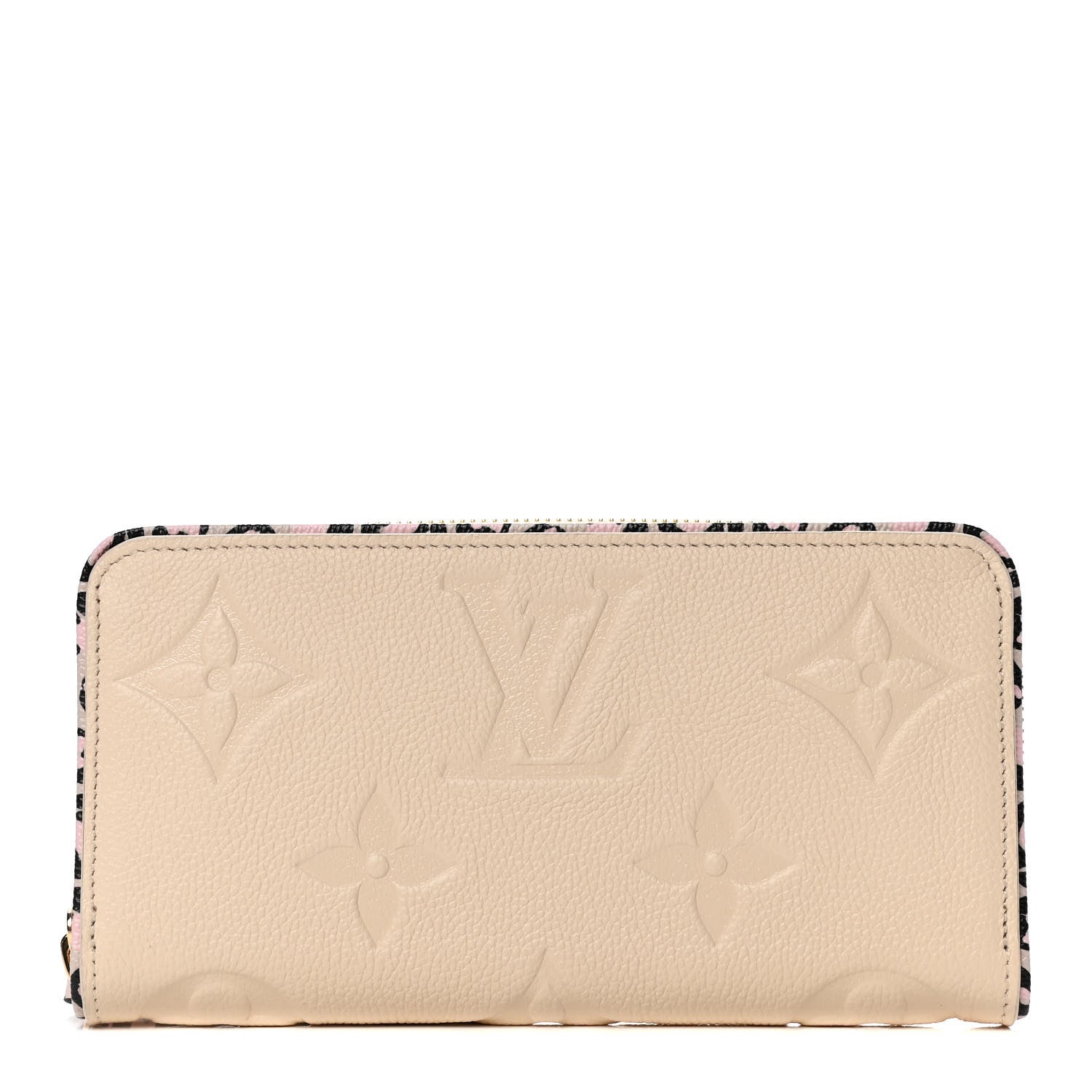 Louis Vuitton Empreinte Monogram Giant Wild At Heart Zippy Wallet Creme 1 of 4