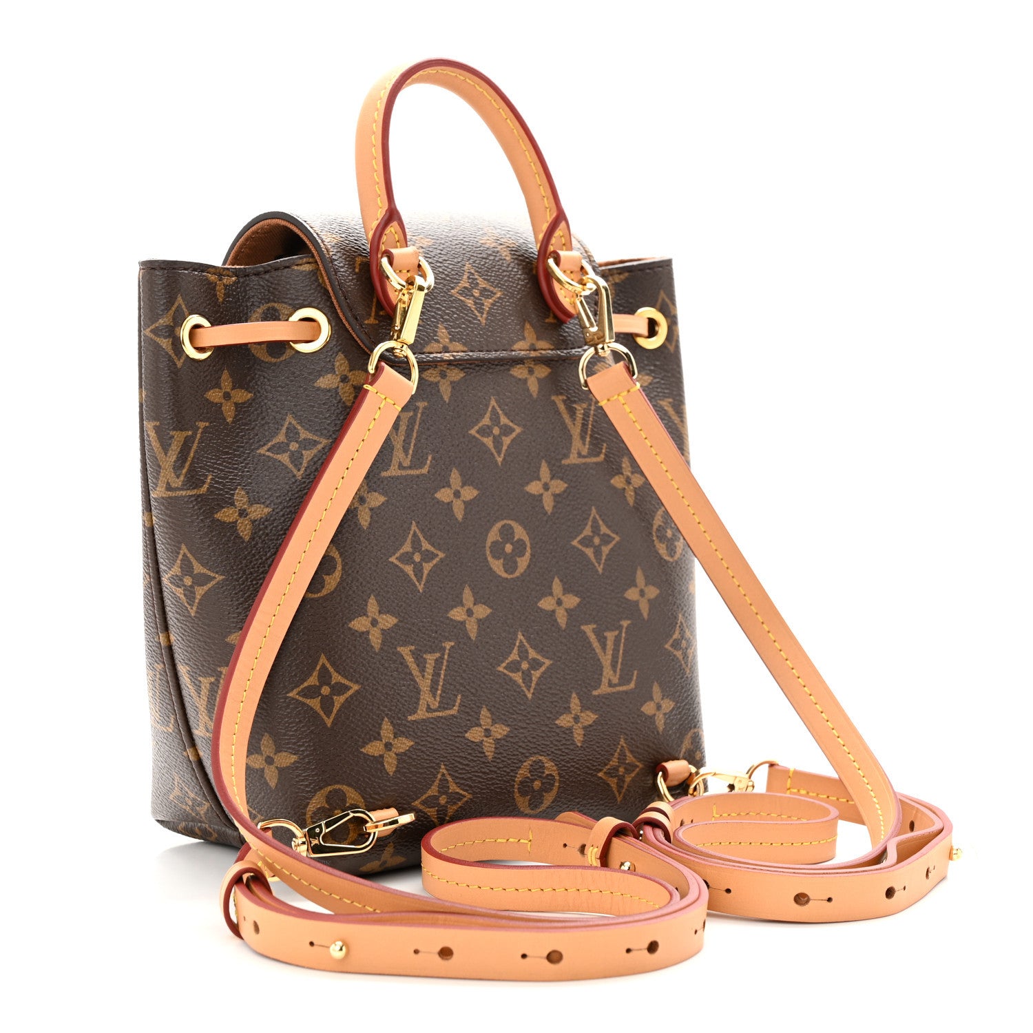 Louis Vuitton LOUIS VUITTON Monogram Montsouris BB Backpack Natural 3 of 12