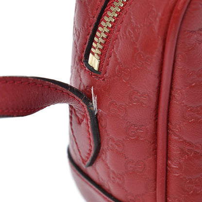 Gucci Microguccissima Mini Bree Messenger Bag Red 11 of 13