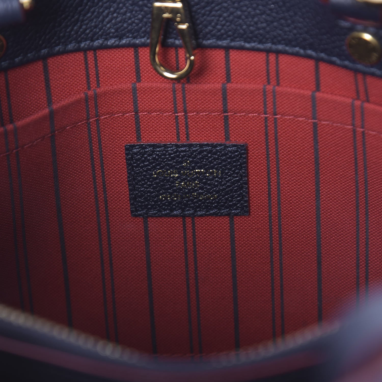 Louis Vuitton Empreinte Montaigne BB Marine Rouge 6 of 9