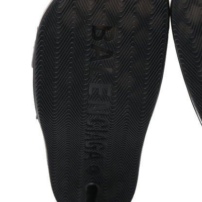 Balenciaga Technical Polyurethane Mallorca 80 Sandals 40 Black 6 of 9