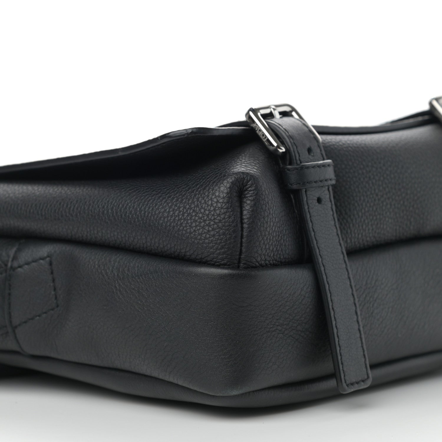 Loewe Soft Grained Calfskin XS Military Messenger Bag Black 9 of 13