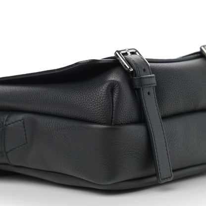 Loewe Soft Grained Calfskin XS Military Messenger Bag Black 9 of 13