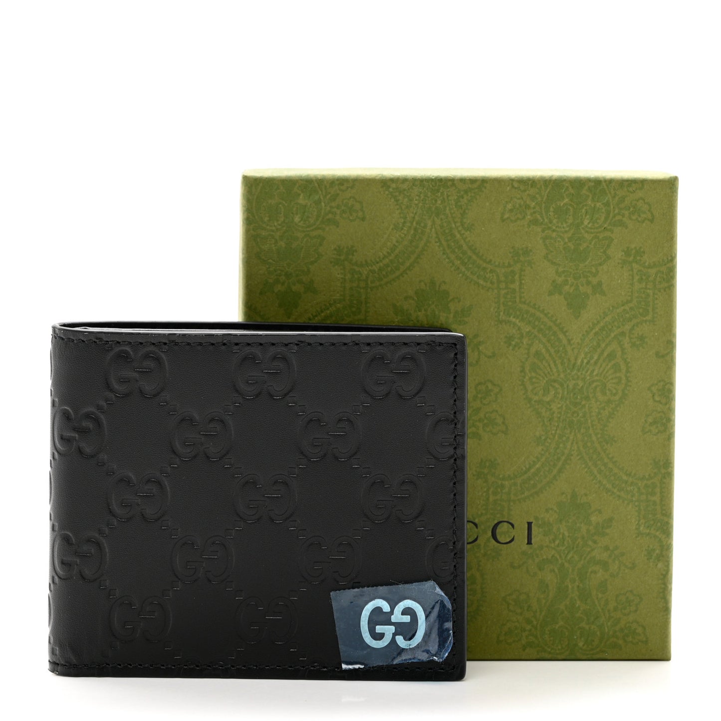 Guccissima Signature Dorian Bi-Fold Wallet Black