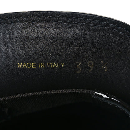 Prada Vernice Triangle 50mm Loafers 39.5 Black 8 of 9