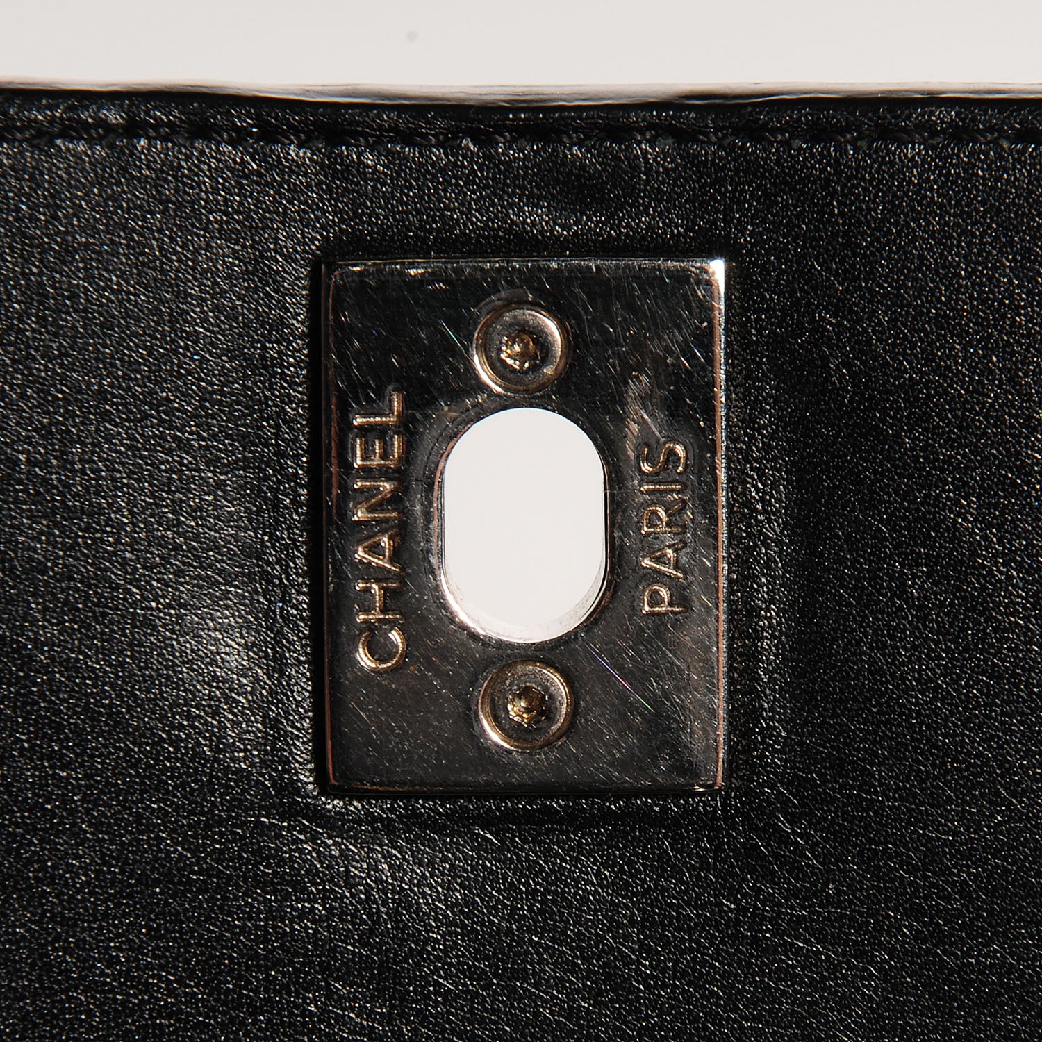 Chanel Aged Calfskin Quilted Be CC Tote Black 6 of 8