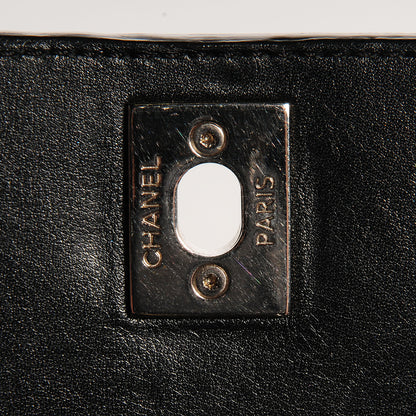 Chanel Aged Calfskin Quilted Be CC Tote Black 6 of 8