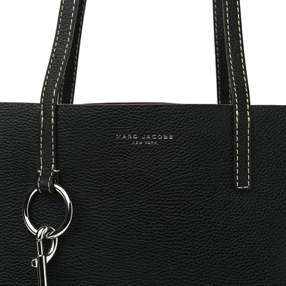 Marc Jacobs Grained Calfskin Bold Grind Tote Black 9 of 12