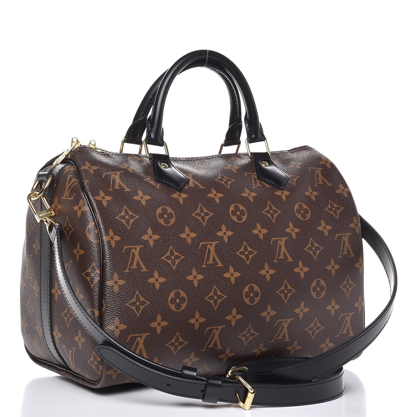 Monogram My World Tour Speedy Bandouliere 30 Black