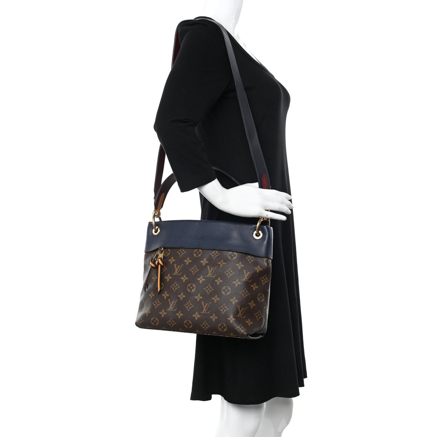 Louis Vuitton Tuileries Besace Marine Bordeaux 2 of 10