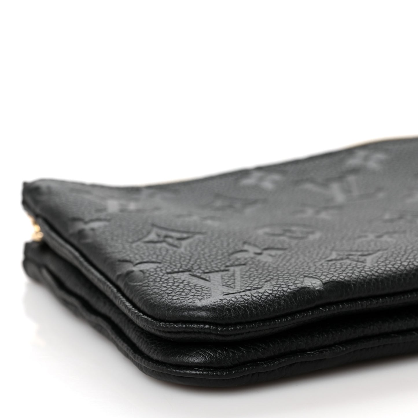 Empreinte Double Zip Pochette Black