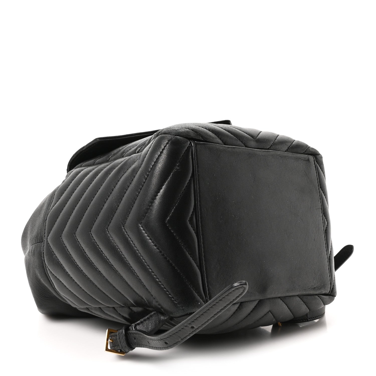 Saint Laurent Joe Backpack In Lambskin - Black