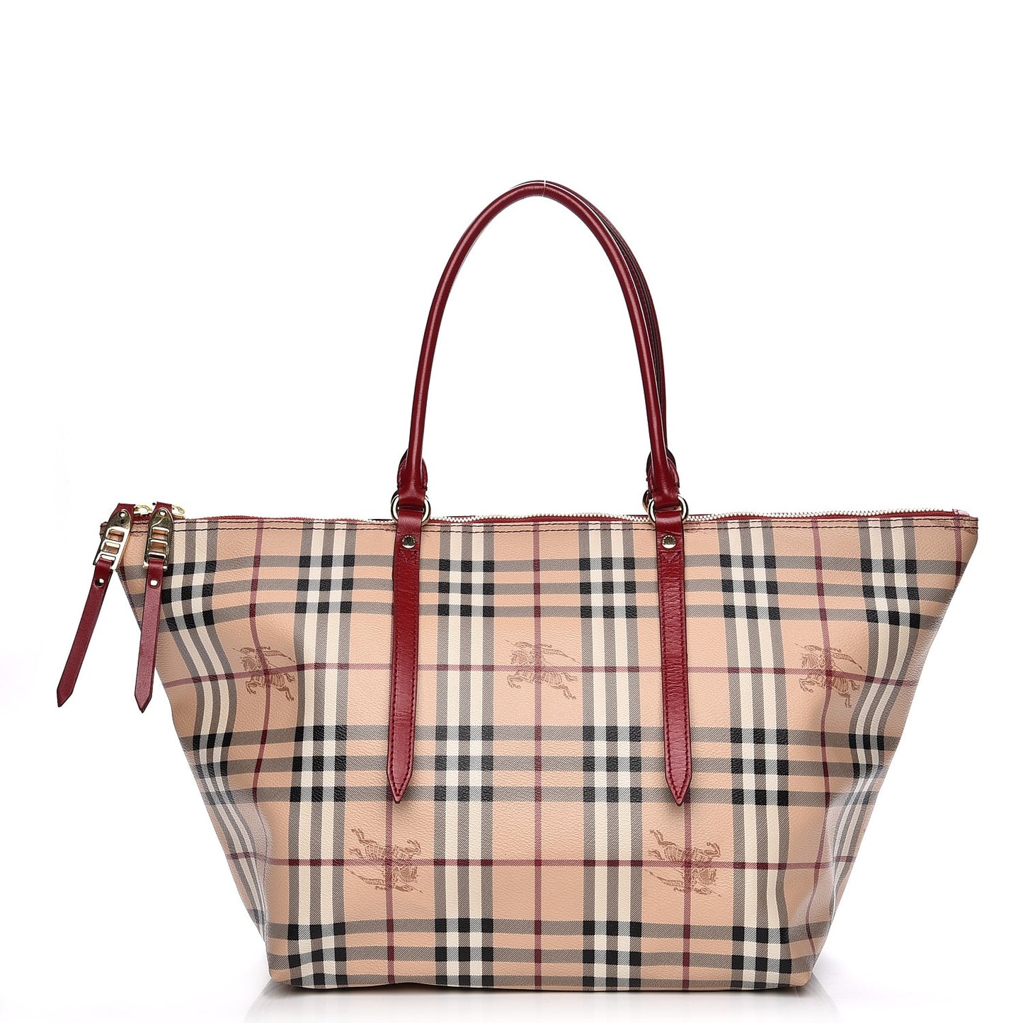 Haymarket Check Medium Salisbury Tote Military Red