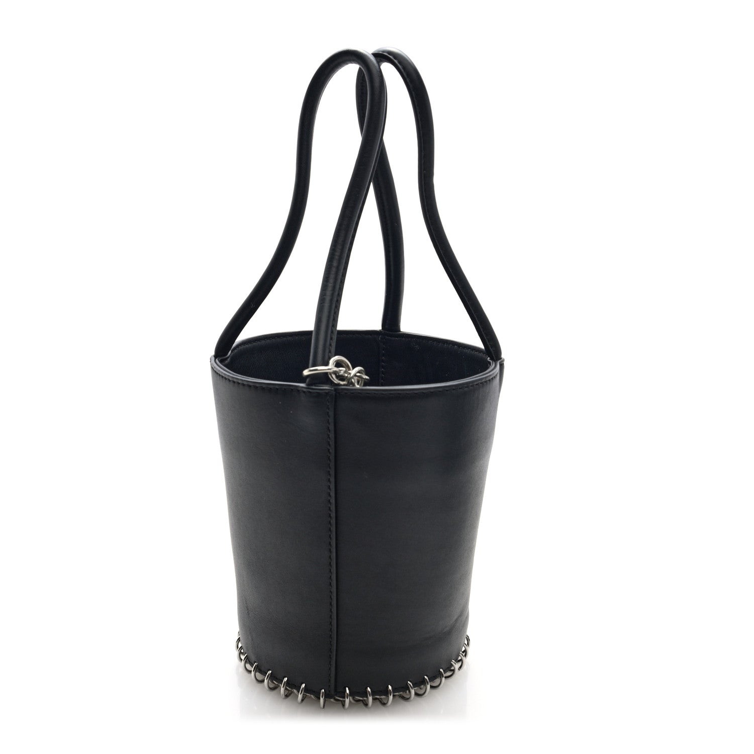 Alexander Wang Smooth Calfskin Mini Roxy Bucket Bag Black 1 of 9