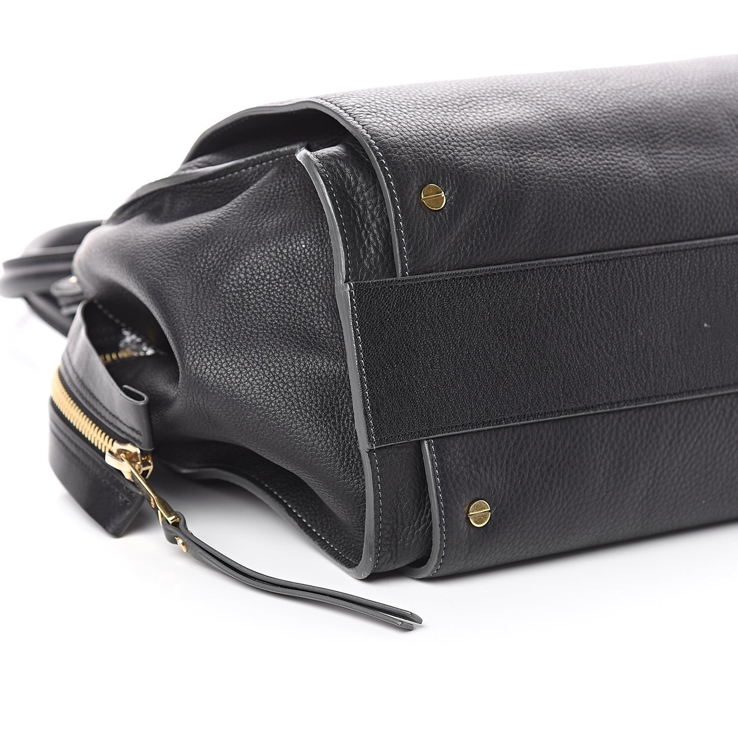 Pebbled Calfskin Dree Shoulder Bag Black
