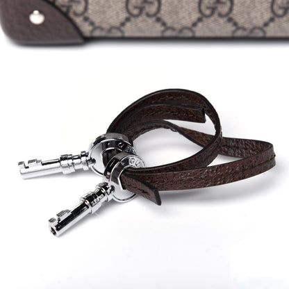 Gucci GG Supreme Monogram Globe-Trotter Beauty Case Brown 22 of 22