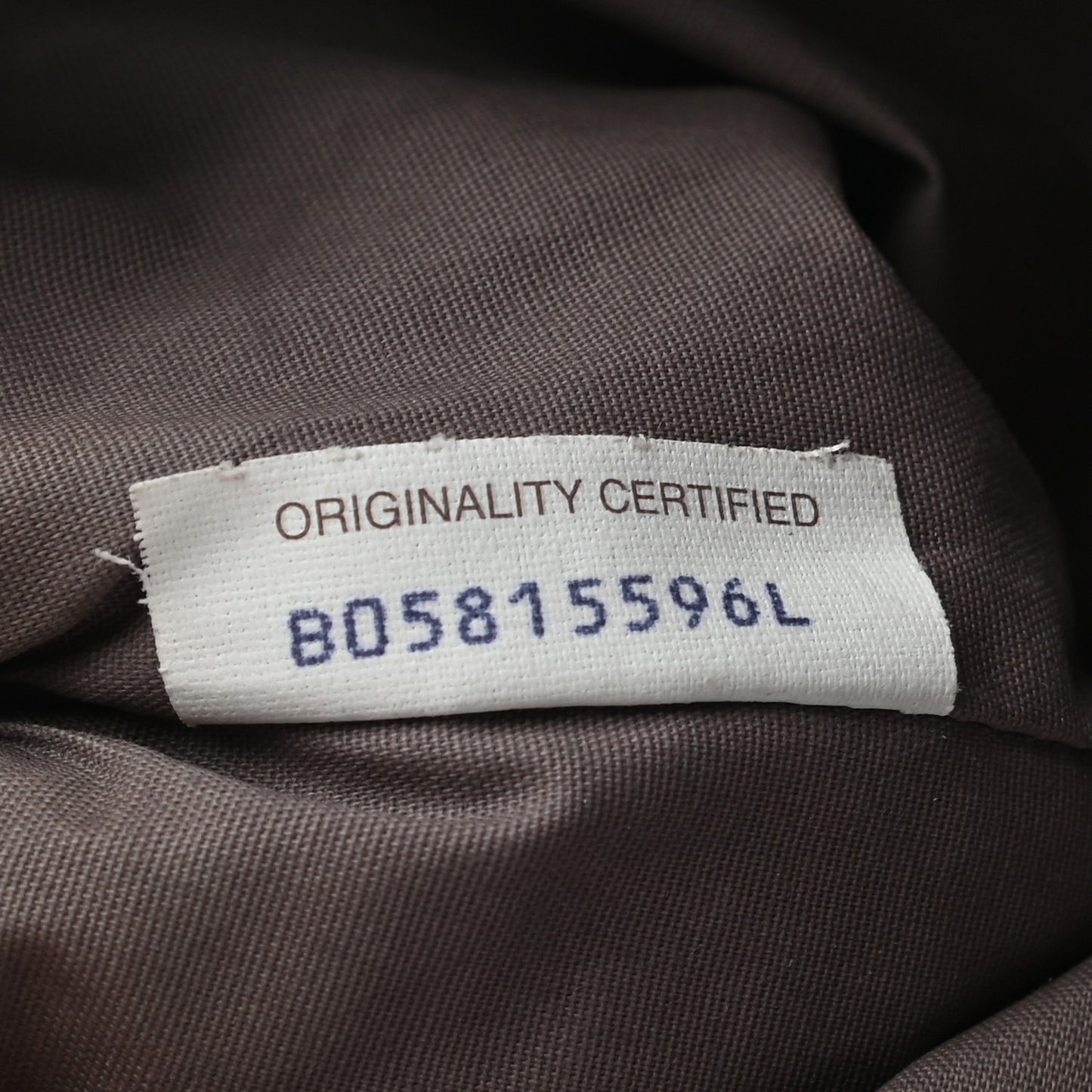 Nappa Intrecciato Zip Pouch Blue