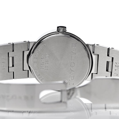 Bulgari Stainless Steel 23mm Quartz Watch Black 6 of 7
