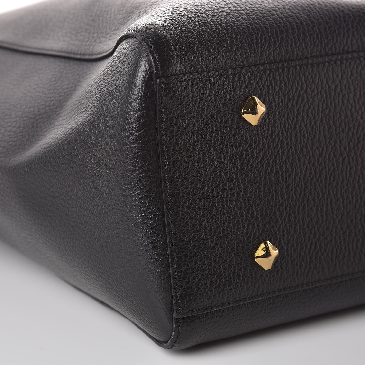 MCM Grained Calfskin Medium Reversible Wandel Tote Black 13 of 16