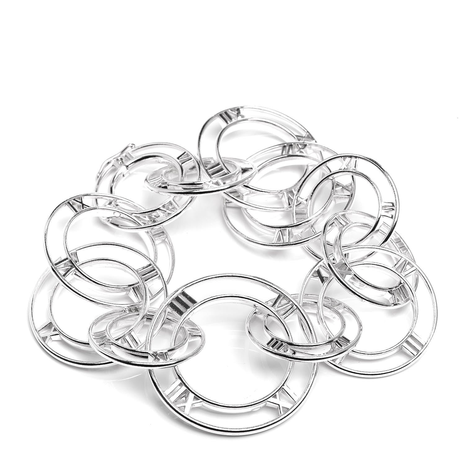 Tiffany Sterling Silver Atlas Link Bracelet 1 of 5