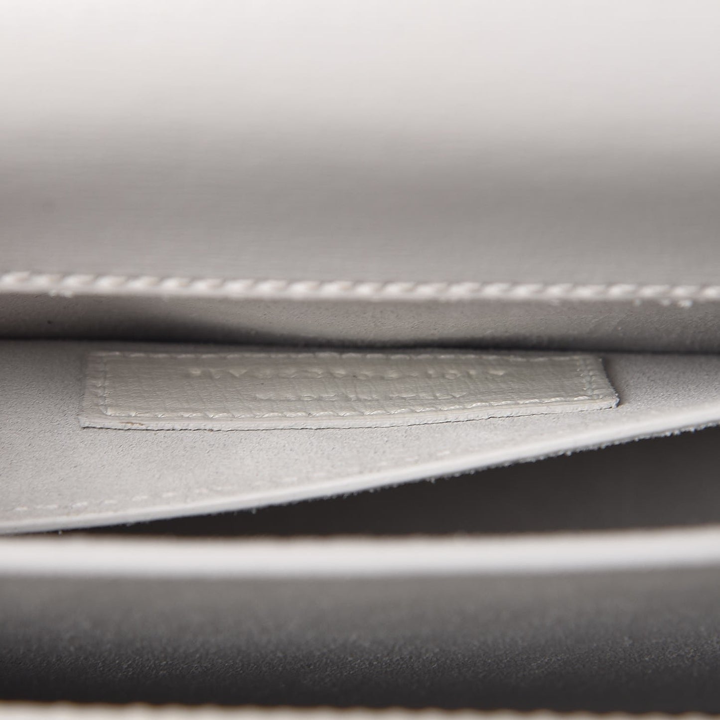 Calfskin Medium Monogram Sunset Dove White