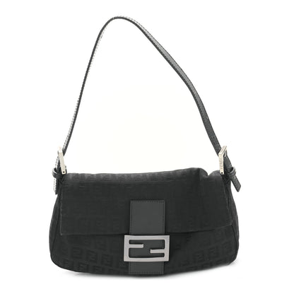 Fendi Zucchino Baguette Black 1 of 9