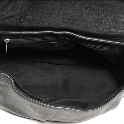 Chanel Caviar Half Moon Large Flap Black 5 of 7
