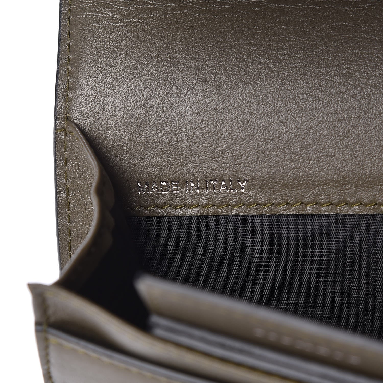 Valentino Garavani Calfskin Rockstud Travel Wallet Army Green 7 of 8
