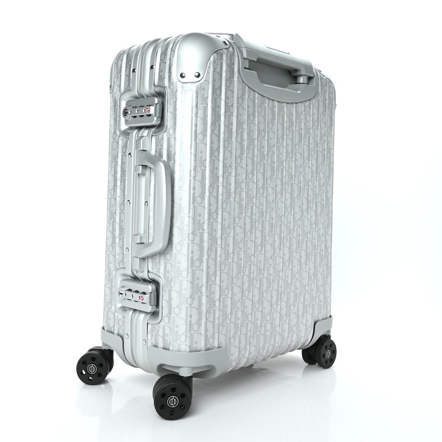 X RIMOWA Aluminum Gradient Cabin Luggage Silver