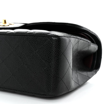 Chanel Caviar Quilted Jumbo Double Flap Black 10 of 11