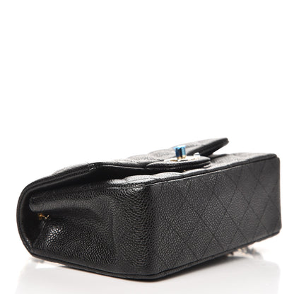 Chanel Caviar Quilted Mini Rectangular Flap Black 4 of 8