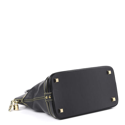 Louis Vuitton Suhali Lockit MM Black 4 of 9
