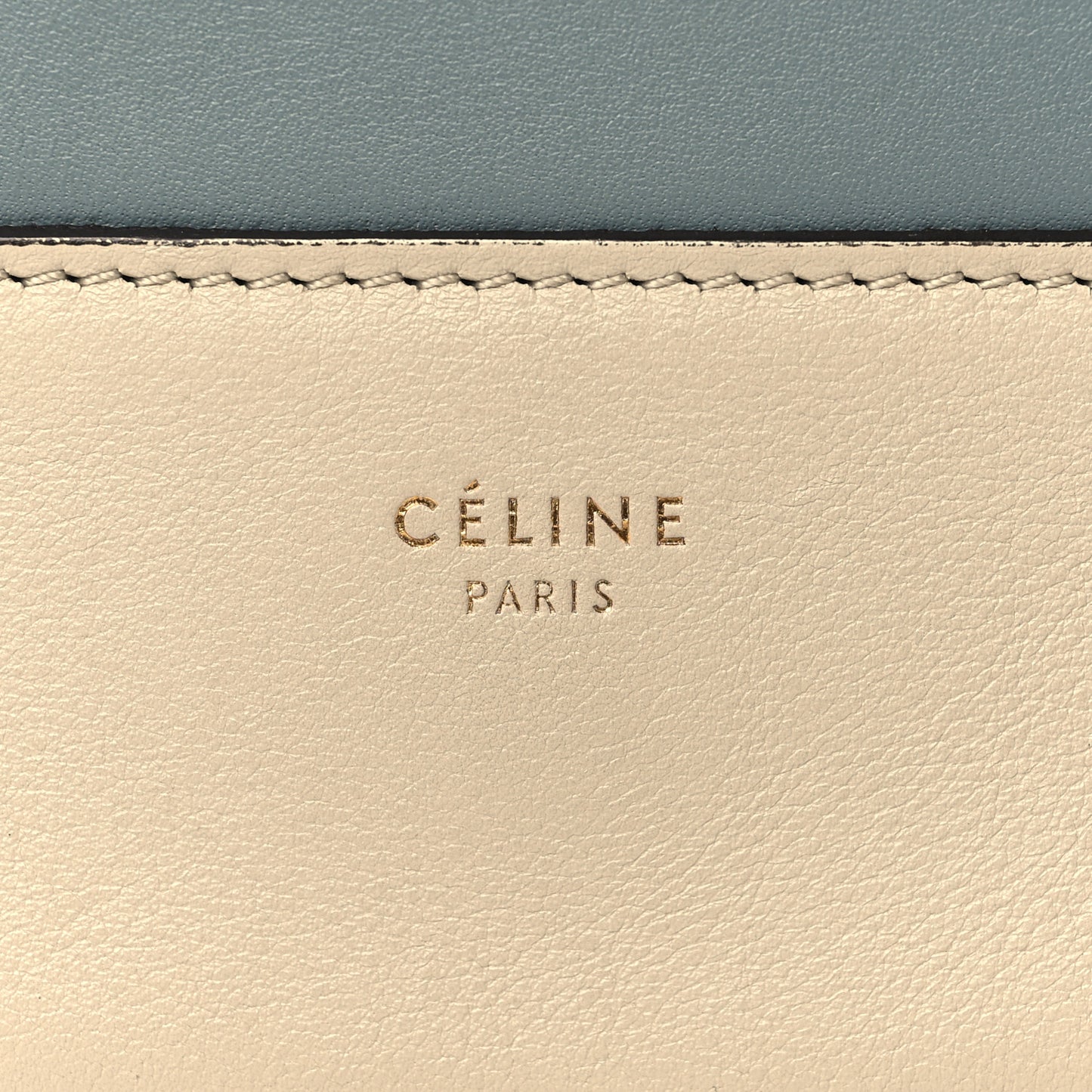 Shiny Smooth Calfskin Medium Frame Shoulder Bag Grege Storm