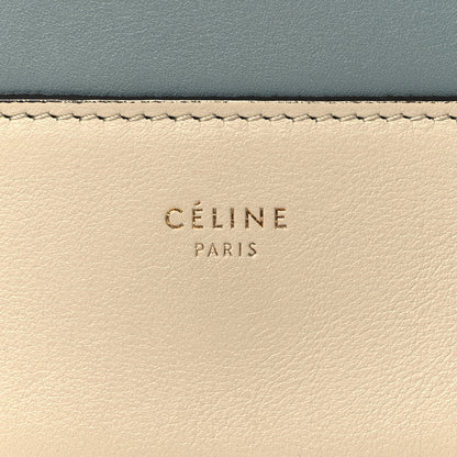 Celine Shiny Smooth Calfskin Medium Frame Shoulder Bag Grege Storm 6 of 10