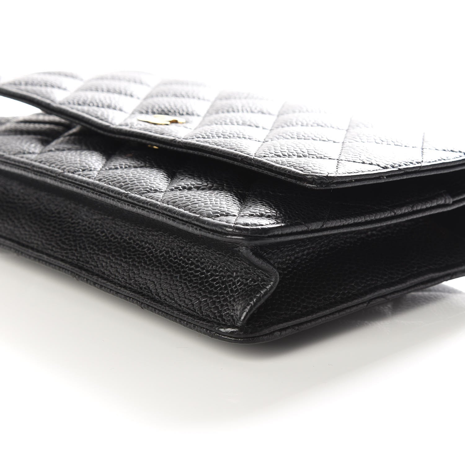 Chanel Caviar Quilted Wallet On Chain WOC Black 6 of 9