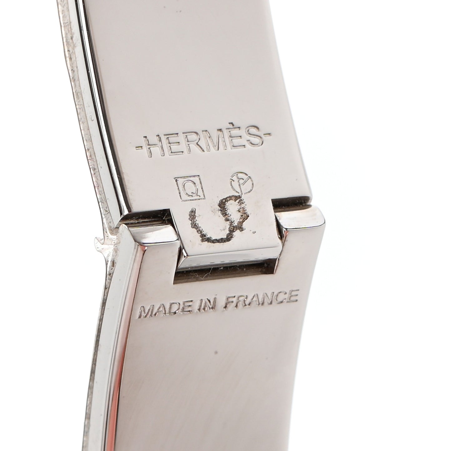 Enamel Narrow Clic Clac H Bracelet PM Rose Saumon