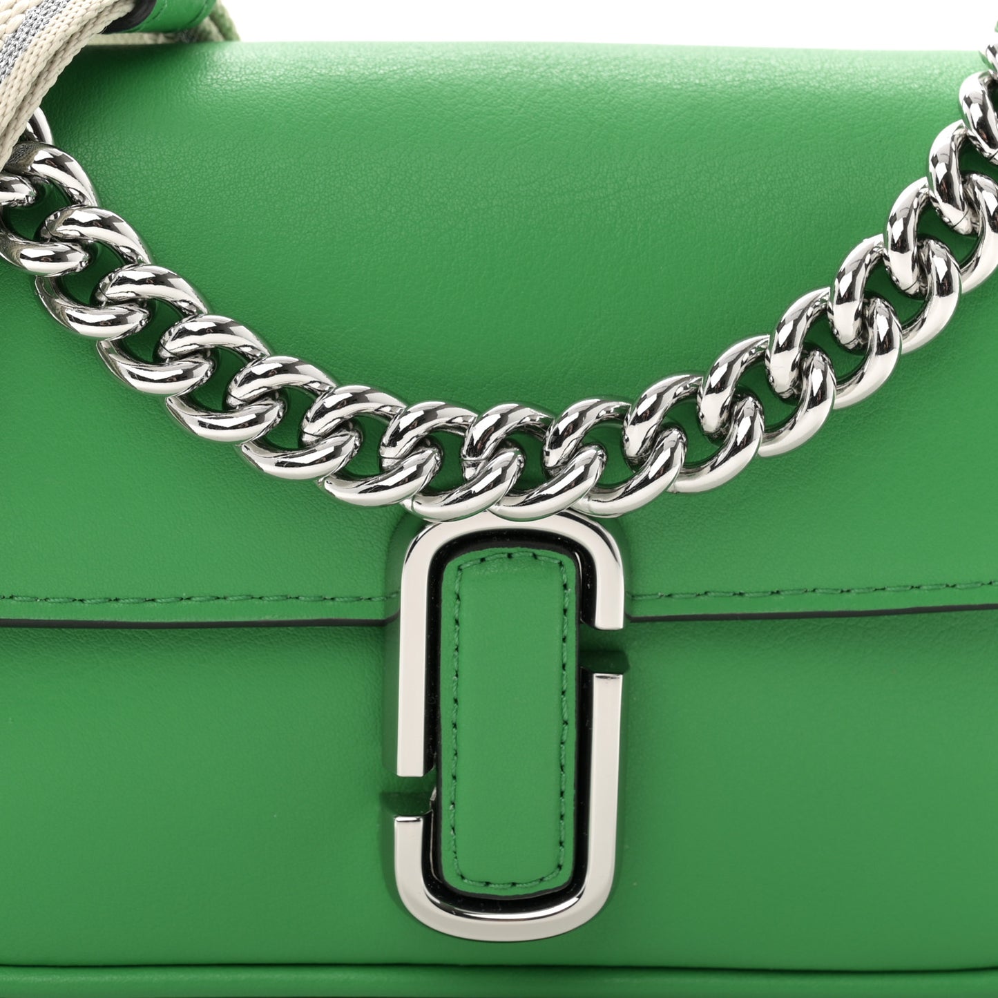 Calfskin Mini The J Marc Shoulder Bag Fern Green