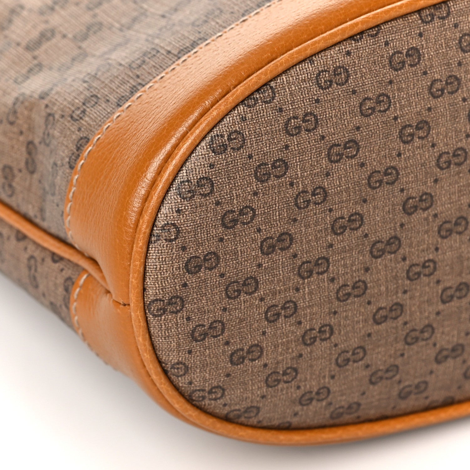 Gucci X DISNEY Mini Vintage GG Supreme Monogram Bucket Bag Beige Vintage Sun Oil 9 of 10